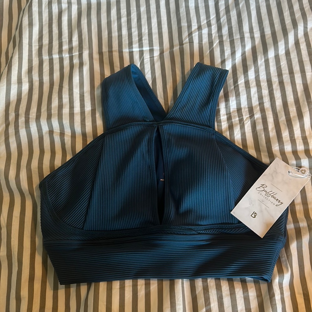 Sphynx ribbed sports bra